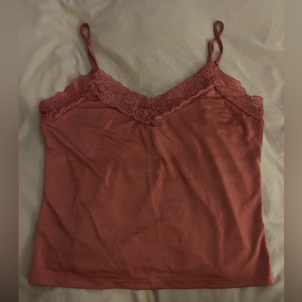 Dainty lace trim cami